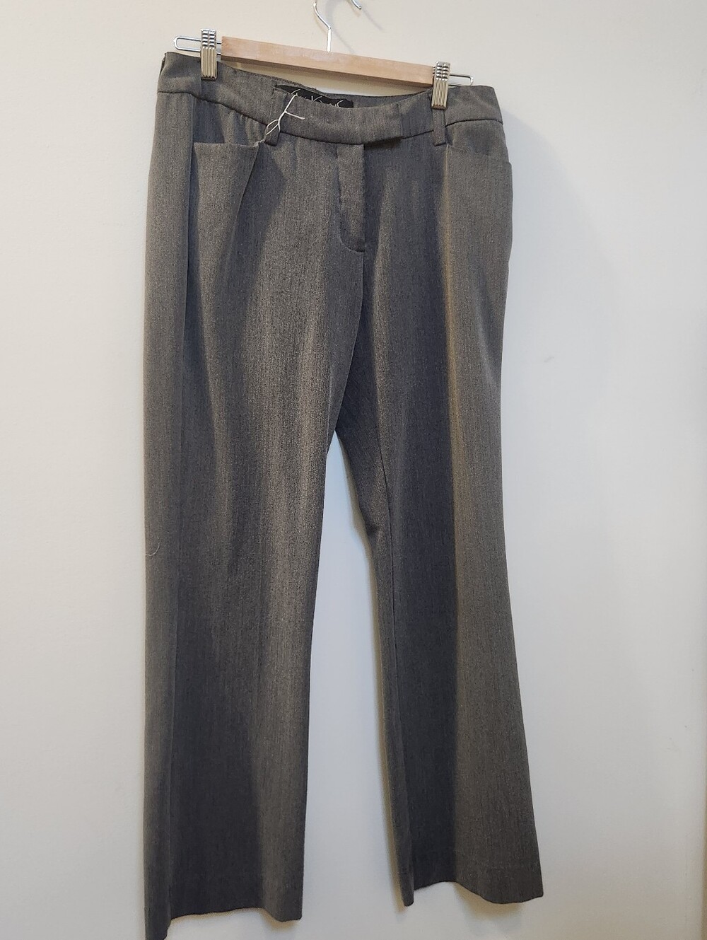 Women's Gray Dress Pants - Classic Tailored Trousers